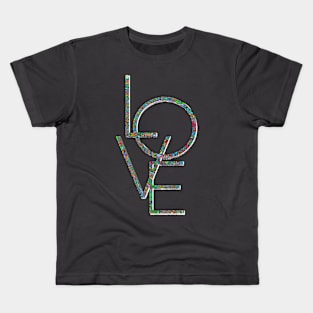 Love typography graffiti print Kids T-Shirt